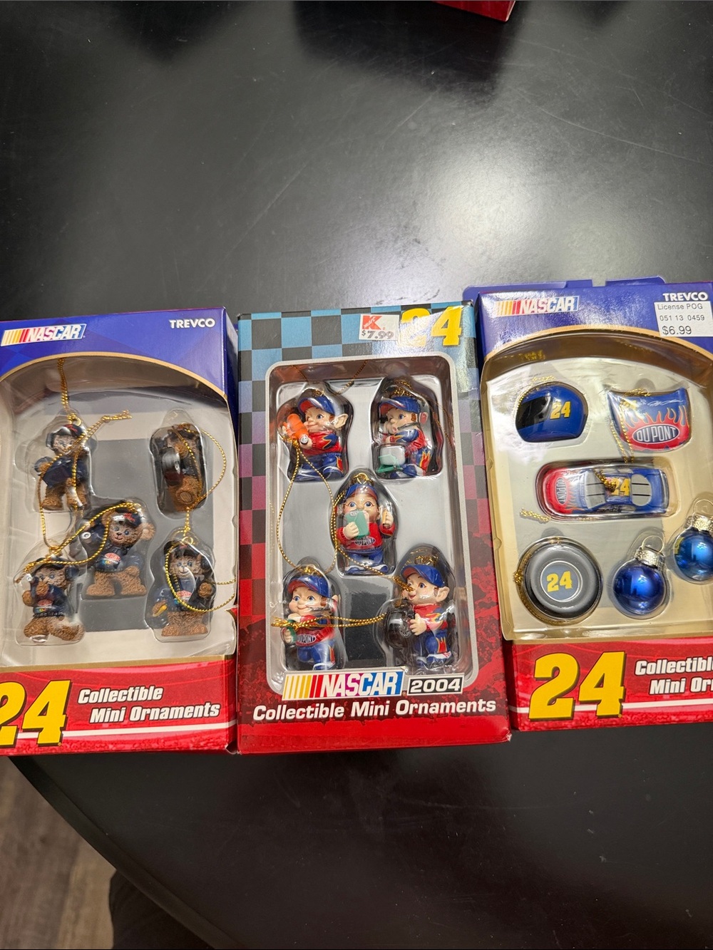 NASCAR 24 Jeff Gordon Collectible Mini Ornaments - Trevco